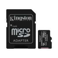 Карта памяти Kingston 256GB microSDXC Canvas Select Plus 100R A1 C10 Card + Adapter [SDCS2/256GB]