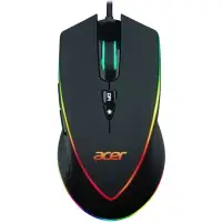 Мышь проводная игровая Acer OMW131 Wired USB Gaming (6000dpi) RGB (6but) black [ZL.MCEEE.015]