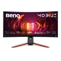 Монитор Benq EX3410R 34'', 3440x1440, IPS, Curved, 144Hz, 20M:1, 400cd, 1ms, 3xHDMI, DP, Speakers, 3xUSB, FreeSync, Height adj 100, 3Y, Black