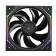 Кулер для корпуса Thermalright TL-M12 (120x124x25mm, 4-pin PWM, ARGB, 47.6CFM, 23.2dBA, 1500RPM, Black) [TL-M12]