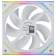 Кулер для корпуса Thermalright TL-M12W (120x124x25mm, 4-pin PWM, ARGB, 47.6CFM, 23.2dBA, 1500RPM, White) [TL-M12W]