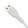 Кабель GoPower GP07M USB (m)-microUSB (m) 1.0м 2.4A силикон белый (1/200/800) [00-00022797]