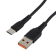 Кабель GoPower GP07T USB (m)-Type-C (m) 1.0м 2.4A силикон черный (1/200/800) [00-00022800]