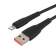 Кабель GoPower GP07L USB (m)-Lightning (m) 1.0м 2.4A силикон черный (1/200/800) [00-00022798]
