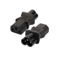 Переходник 4PH C13 - C6, прямой, черный, 4PH-R90367 [4PH-R90367]