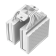 Кулер для процессора PCCooler RZ620 WH (260W, 4-pin PWM, 158mm, Al/Cu, 6x6mm, 2x120mm, 86.73CFM, 32dBA, 1800RPM, S: 1851/1700/1200/115X, AM5/AM4, white) [RZ620 WH]