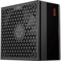 Блок питания PCCooler, 850W 80+ Gold (ATX, 3.1, PCIe 5.1 600W, Full modular, 1x24(20+4)pin 550mm, 2xCPU 8(4+4)pin 650mm, 3xPCIe 8(6+2)pin 500mm, 1x12V(2x6) 12+4pin 650mm, 3xSATA*3+MOLEX4pin*1 450+120+120+120mm , Active, 135x135mm, 150x150x86mm, APFC, OVP,