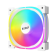 Кулер для корпуса PCCooler EF120 ARGB WH (120x120x25mm, 4-pin PWM, ARGB, 37.98CFM, 25.7dBA, 1500RPM, White) [EF120 ARGB WH]