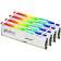 Память оперативная Kingston 128GB 5200MT/s DDR5 CL40 DIMM (Kit of 4) FURY Beast White RGB XMP [KF552C40BWAK4-128]