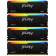 Память оперативная Kingston 32GB 3200MT/s DDR4 CL16 DIMM (Kit of 4) FURY Beast RGB [KF432C16BB2AK4/32]