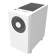 Корпус WIZMAX EM1, Mini-Tower, TG, 1x160mm + 1x120mm LED, 1xUSB-A 3.0 + 2xUSB-A 2.0, mATX, mITX, Woofer White