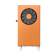 Корпус WIZMAX EM1, Mini-Tower, TG, 1x160mm + 1x120mm LED, 1xUSB-A 3.0 + 2xUSB-A 2.0, mATX, mITX, Woofer Orange