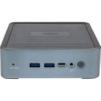 Мини ПК HIPER EXPERTBOX D20  Intel Core i5 1240P(1.7Ghz)/16384Mb/512PCISSDGb/noDVD/Int:Intel Iris Xe Graphics/BT/WiFi/war 1y/0.45kg/Тёмно-серый/Win11Pro + WiFi 6, BT 5.2,металл, VESA 75х75, 100х100