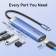 Кабель Мультифункциональный хаб Vention USB Type C 5 в 1 [TGESB]