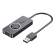 Звуковая карта Vention USB c регулятором громкости, Черная [CDRBB]