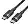 Кабель Vention USB 2.0 CM/CM - 2м. Черный 3А PD60W [TRDBH]