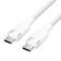 Кабель Vention USB 2.0 CM/CM - 1м. Белый 3А PD60W [TRDWF]