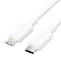 Кабель Vention USB 2.0 CM/Lightning 8M для iPad/iPhone 3A - 1м. Белый [LAKWF]