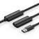 Удлинитель Активный -Vention USB 2.0 AM/AF с усилителем - 5м Черный [CBKBJ]