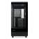 Корпус HSPD F510, Panoramic Mid Tower, Black, TG, 0.5 SPCC, no fans ATX, mATX, mITX 180/280/160mm 1x2.5