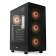 Корпус HSPD M510, Mesh Mid Tower, Black, TG, 0.5 SPCC, 4x120mm ARGB ATX, mATX, mITX 180/280/160mm 1x2.5