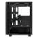 Корпус HSPD M510, Mesh Mid Tower, Black, TG, 0.5 SPCC, no fans ATX, mATX, mITX 180/280/160mm 1x2.5