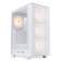 Корпус HSPD M510, Mesh Mid Tower, White, TG, 0.5 SPCC, 4x120mm ARGB ATX, mATX, mITX 180/280/160mm 1x2.5