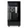 Корпус HSPD F710, Panoramic Mid Tower, Black, TG, 0.5 SPCC, 3x120mm ARGB E-ATX, ATX, mATX, mITX 185/395/270mm 2x2.5