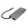 Док-станция Docking station HIPER USB-C HUB 6in1 (1*USB-C 100W PD, 1*HDMI 4K@60Hz, 2*USB-A 3.0 (5Gbps data), 1*USB-C 3.0 (5Gbps data), 1*RJ45 Gb)