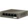 TEF1105P-4-38W - это коммутатор Tenda PoE, который имеет 5 портов 10/100 Мбит/с Base-TX RJ45. Передача на расстояние до 250 метров. Комутатор имеет молниезащиту по PoE до 6 кВ. Порты с 1 по 4 поддерживают стандарт IEEE 802.3af PoE и обеспечивают максималь