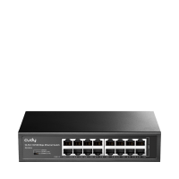 Коммутатор/ 16-Port 10/100 Mbps Switch, 16 10/100 Mbps RJ45 Ports, Switch/VLAN/Extend working mode DIP switch, Rack-mountable Steel Case, Power Saving, Plug & Play, Rack-Mount kits included
