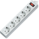 Сетевой фильтр Defender ES 5 5 м, белый, 5 розеток/ Surge Protector Defender ES 5 5m, white, 5 outlets