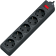 Сетевой фильтр Defender ES 1.8 1,8 м, черный, 5 розеток/ Surge Protector Defender ES 1.8 1,8m, black, 5 outlets