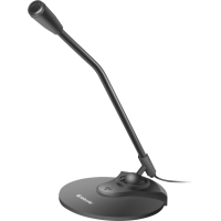 Микрофон Defender MIC-117 черный, кабель 1.8 м [64117]