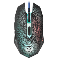 Мышь Defender проводная игровая Shock GM-110L оптика,6кнопок,800-3200dpi [52110]