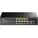 Коммутатор/8-Port 10/100M PSE RJ-45  +2 RJ45 10/100/1000M Uplink Port Unmanaged PoE+ Switch 120W, CCTV/VLAN mode support, long distance:250M at CCTV mode. Support PD Alive Function, ±4 KV Surge Protection,  802.3af/at standard,  Alternative 1/2(+),3/6(-),