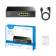 Коммутатор/5-Port 10/100/1000M PoE+ Switch 120W, 4-Port 10/100/1000M PoE+ ports, 120 watts total PoE budget, 60 watts for port #1, 802.3at/af, VLAN mode support for port #1 ~ #4, Extend mode support for port #3 ~ #4, Fanless, ±4KV Surge Protection,Watchdo