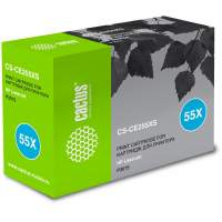 Картридж лазерный Cactus CS-CE255XS CE255X черный (12500стр.) для HP LJ P3015