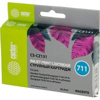 Картридж струйный Cactus CS-CZ131 №711 пурпурный (26мл) для HP DJ T120/T520