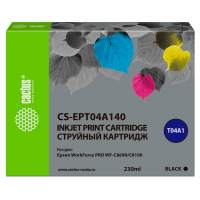Картридж струйный Cactus CS-EPT04A140 T04A1 черный (230мл) для Epson WorkForce Pro WF-C8190, WF-C869