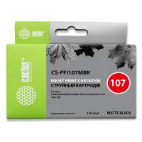 Картридж струйный Cactus CS-PFI107MBK черный матовый (130мл) для Canon IP iPF670/iPF680/iPF685/iPF77