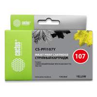 Картридж струйный Cactus CS-PFI107Y желтый (130мл) для Canon IP iPF670/iPF680/iPF685/iPF770/iPF780/i