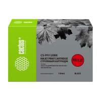 Картридж струйный Cactus CS-PFI120BK черный (130мл) для Canon imagePROGRAF TM-200/TM-205/TM-300/TM-3