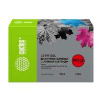 Картридж струйный Cactus CS-PFI120C голубой (130мл) для Canon imagePROGRAF TM-200/TM-205/TM-300/TM-3