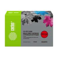 Картридж струйный Cactus CS-PFI120M пурпурный (130мл) для Canon imagePROGRAF TM-200/TM-205/TM-300/TM