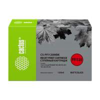 Картридж струйный Cactus CS-PFI120MBK черный матовый (130мл) для Canon imagePROGRAF TM-200/TM-205/TM
