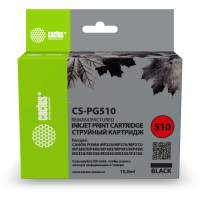 Картридж струйный Cactus CS-PG510 черный (15мл) для Canon Pixma MP240/MP250/MP260/MP270/MP480/MP490/