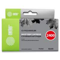 Картридж струйный Cactus CS-PGI2400XLBK черный (74.6мл) для Canon MAXIFY iB4040/ МВ5040/ МВ5340