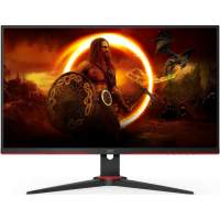 Монитор AOC Q27G2E 27'', 2560x1440, VA, 144Hz, 80M:1, 250cd, 1ms, 2*HDMI, DP, Speakers, FreeSync, Flicker Free, VESA, 3Y, Black