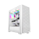 Корпус без блока питания PcCooler PCCooler C3D510 WH ARGB, Tempered Glass Full Tower, White, TG, 0.7 SPCC, 3x120mm ARGB E-ATX, ATX, mATX, mITX 170/390/410mm 2x2.5